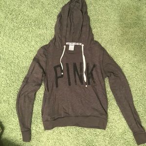 VS PINK hoodie olive green